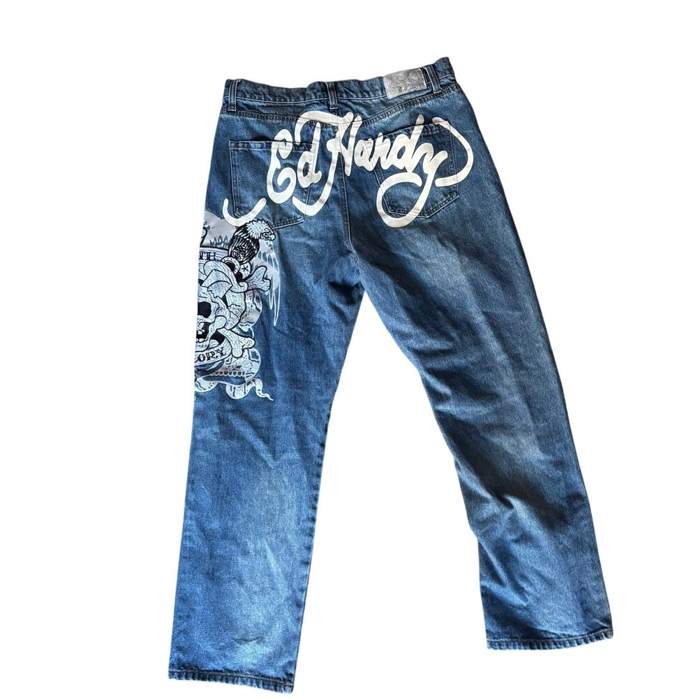 Ed Hardy Embroidered Pants